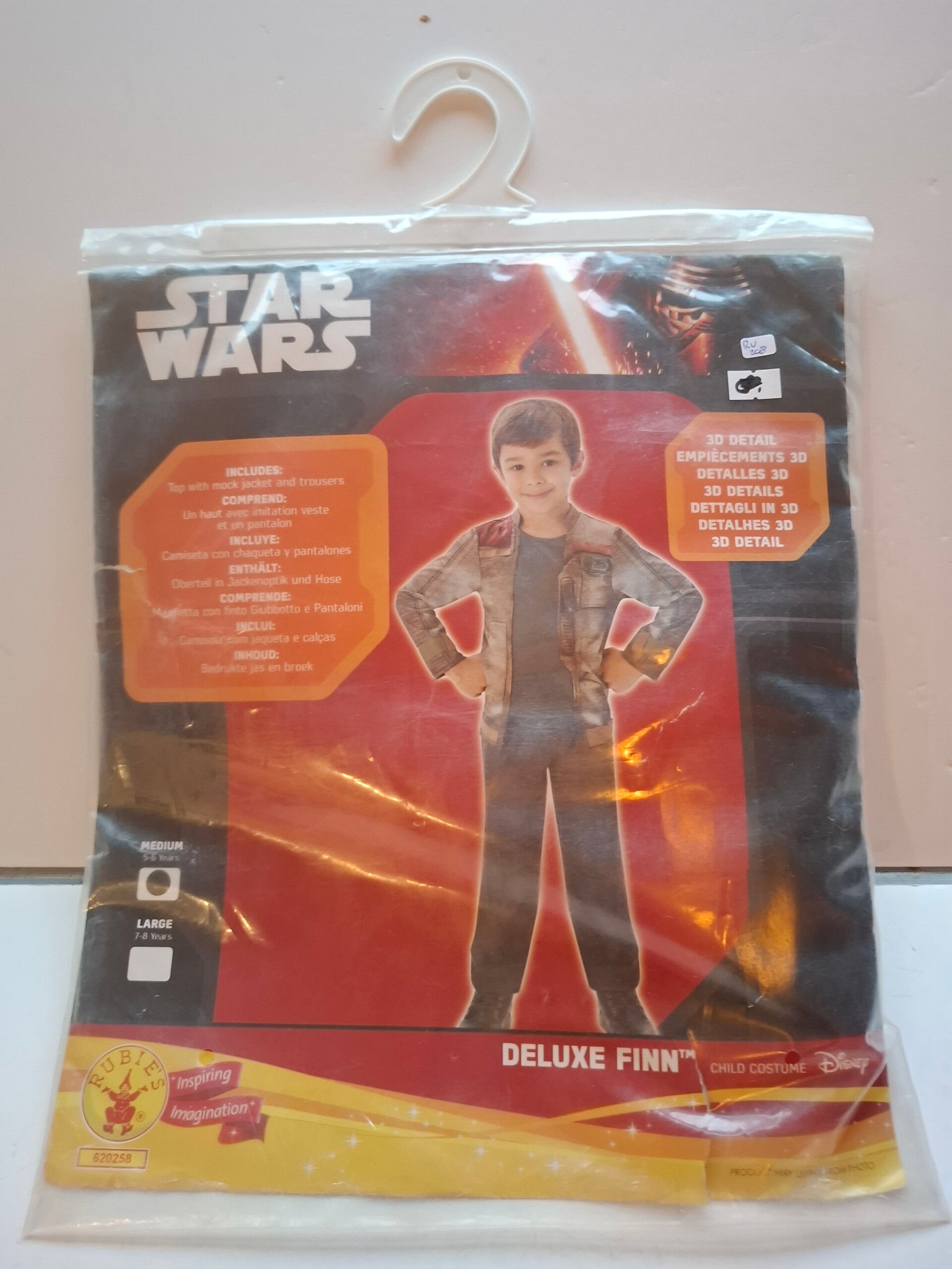 RV221 Verkleedkostuum Finn (deluxe) Star Wars