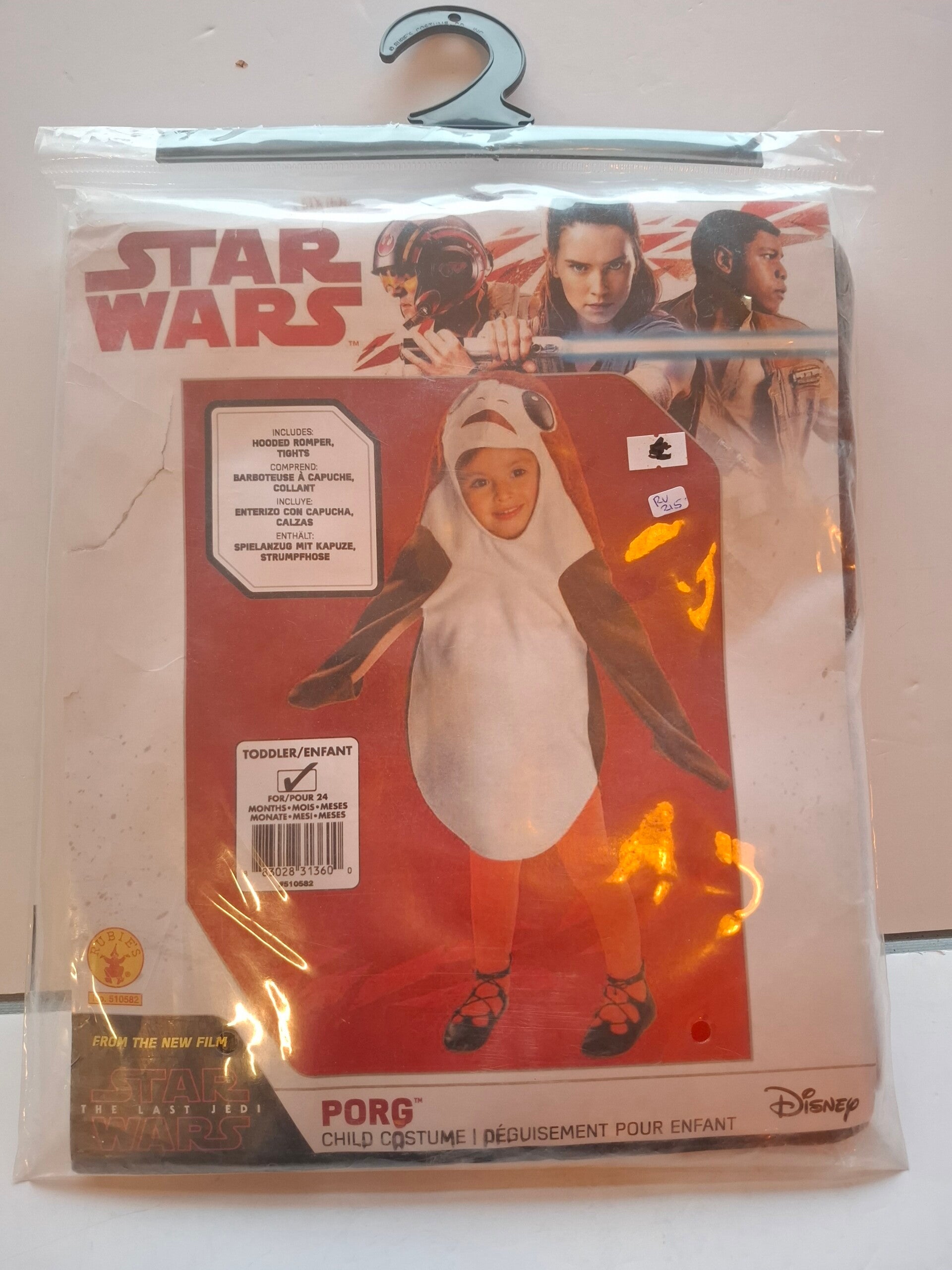 RV215  Verkleedkostuum Porg Star Wars