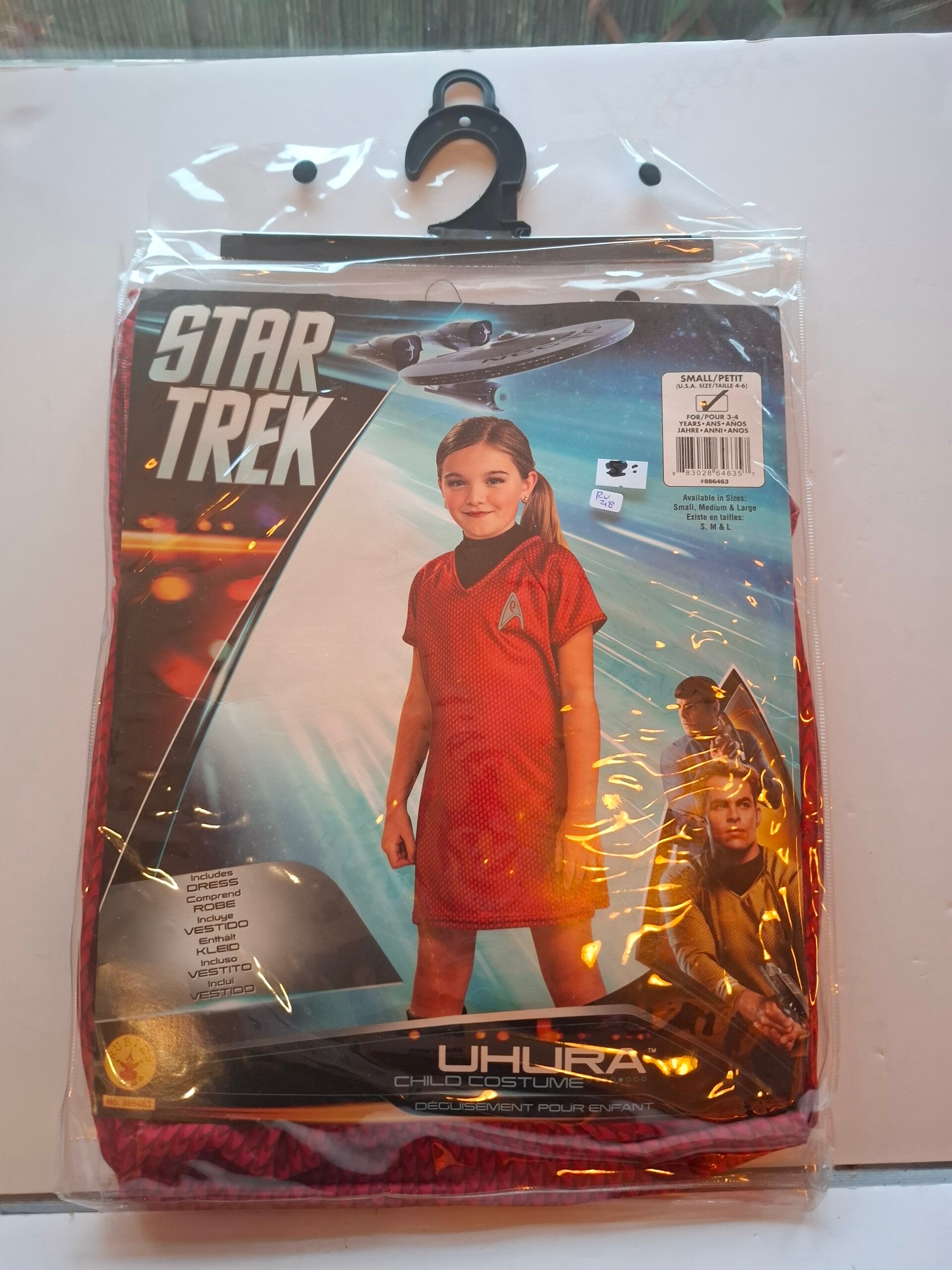 RV218  Verkleedkostuum Uhura Star Trek