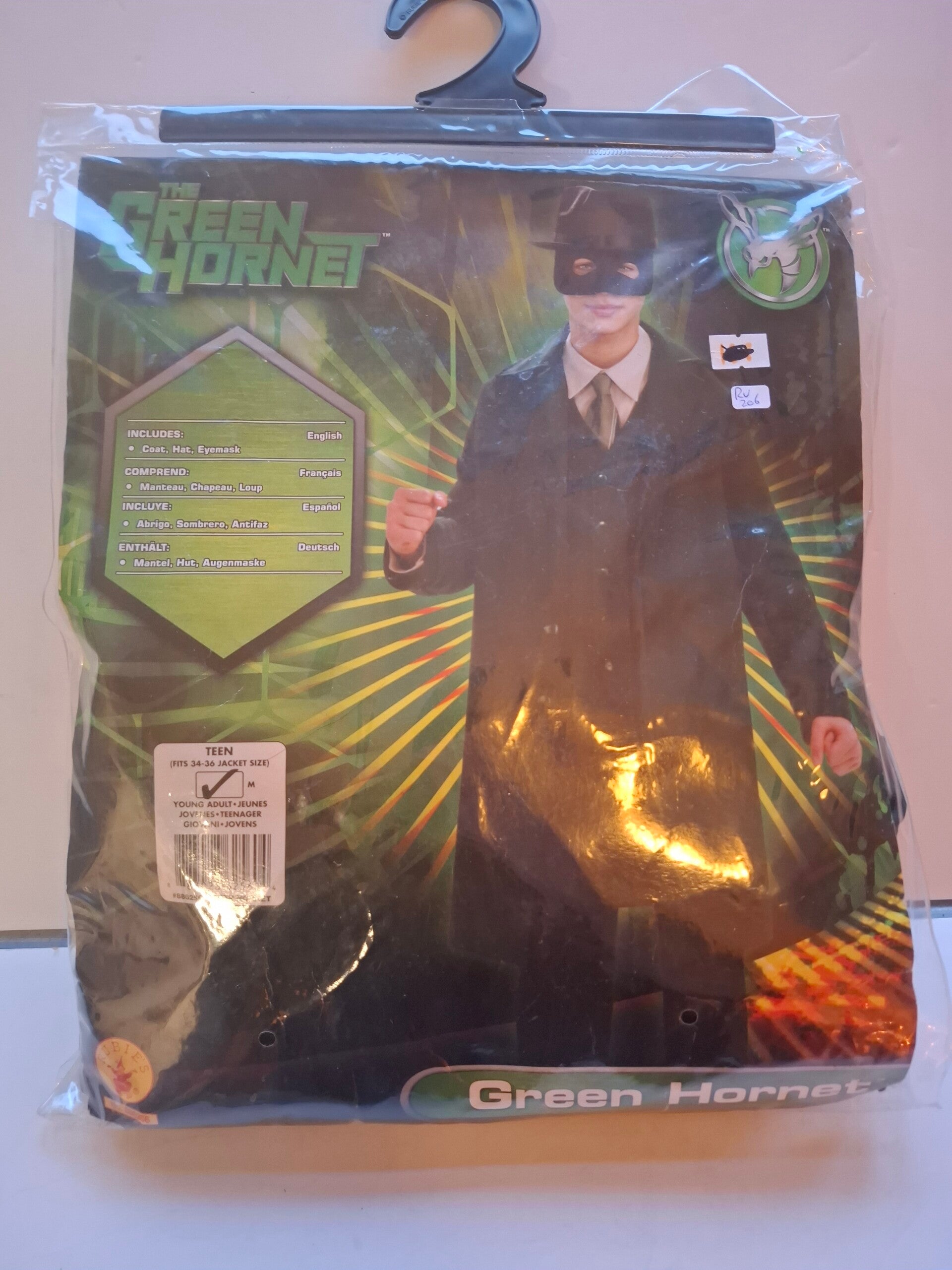 RV206 Verkleedkostuum The green Hornet