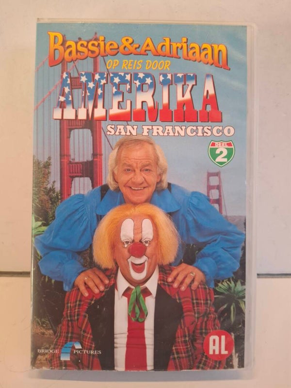 3623 VHS  Bassie en Adriaan op reis door Amerika