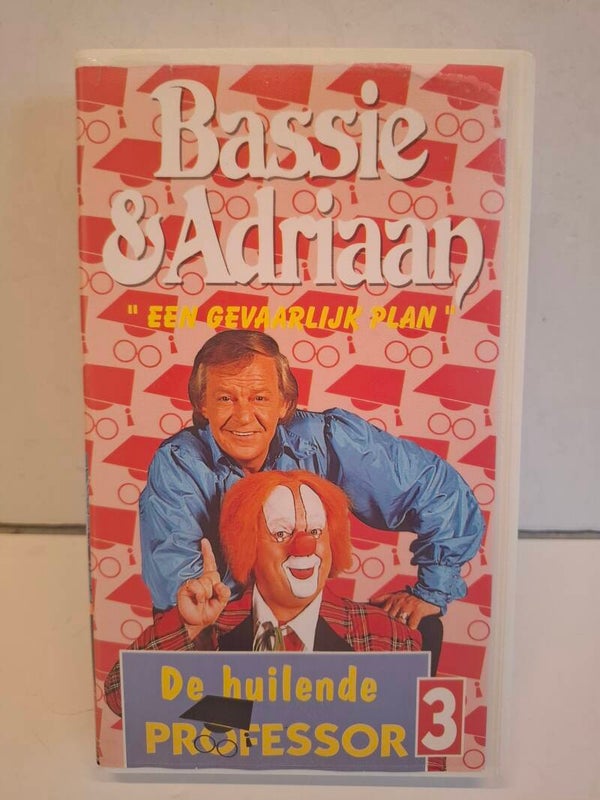 3624 VHS Bassie en Adriaan de huilende professor