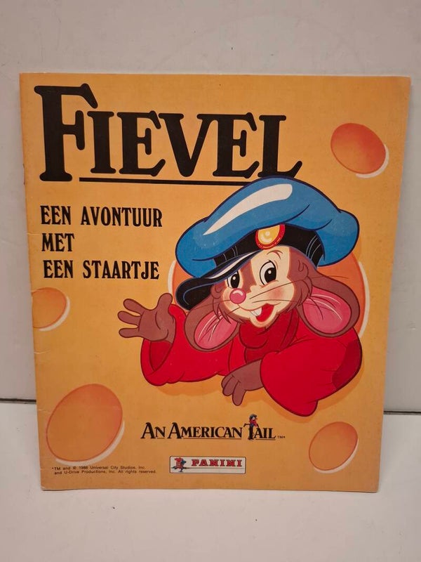 3901 boek Fievel een avontuur met een staartje, Panini verzamelalbum