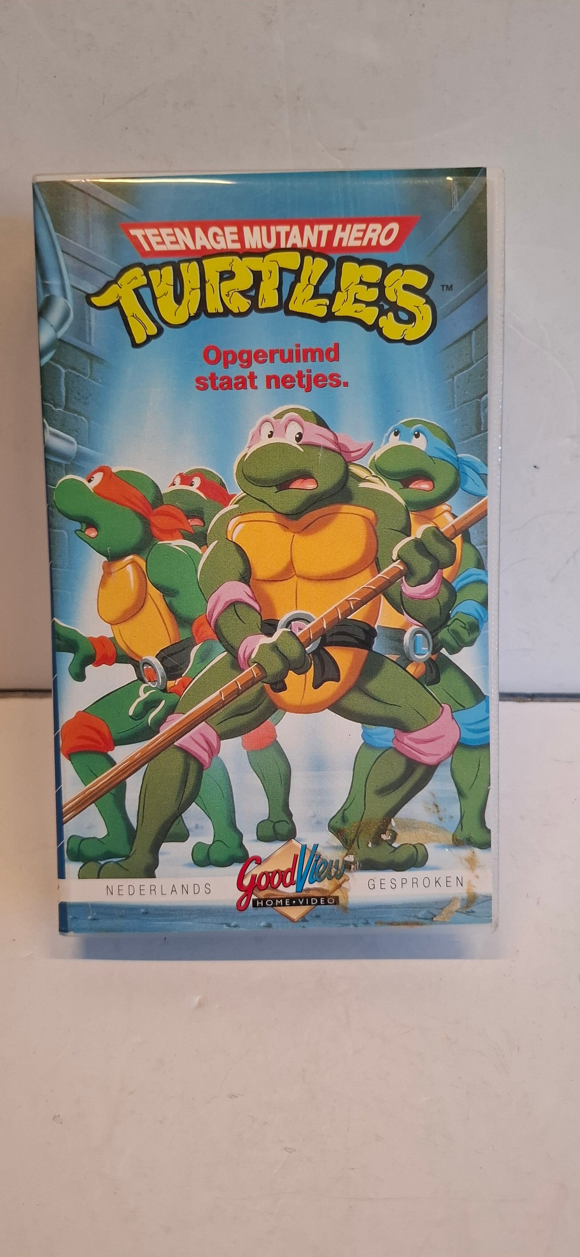 3967 VHS Turtles opgeruimd staat netjes