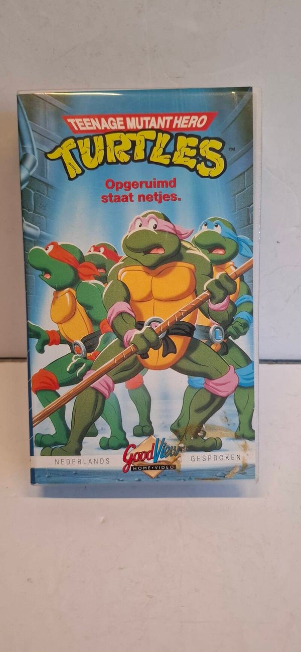 3967 VHS Turtles opgeruimd staat netjes