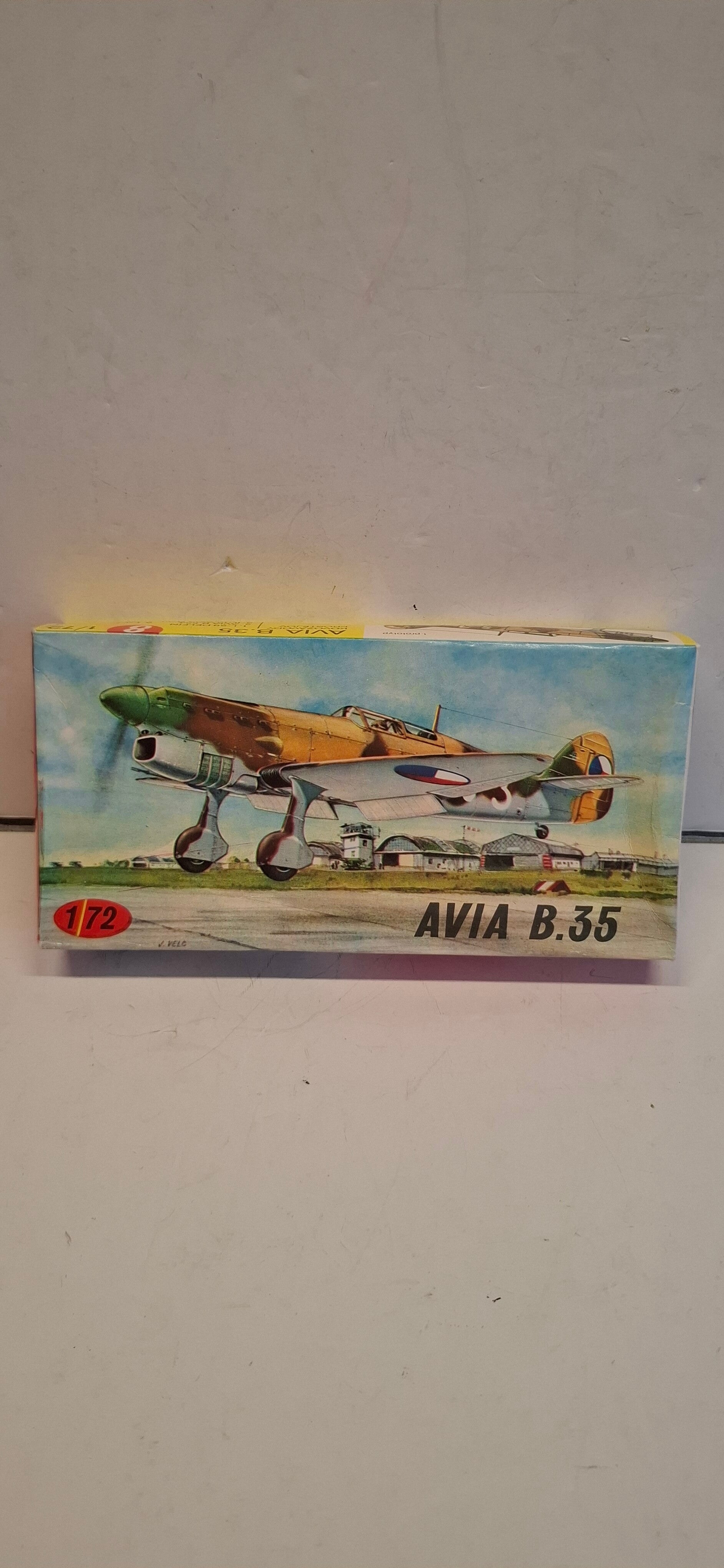 7#4005 Boudwoos vliegtuig Avia B35