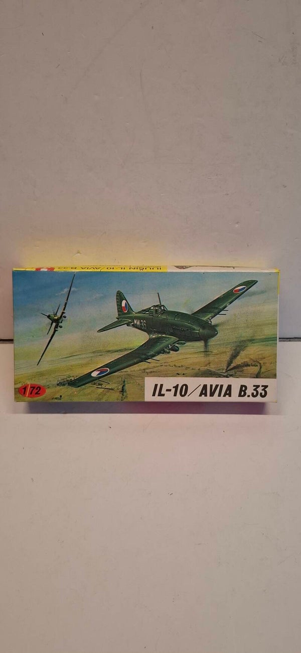 7#4008 bouwdoos vliegtuig Iljoesjin Il-10 / Avia B.33