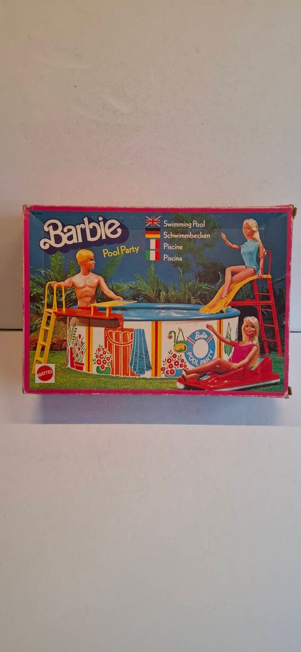 2#4047 Barbie swimming pool, Mattel 1973 Pool Party