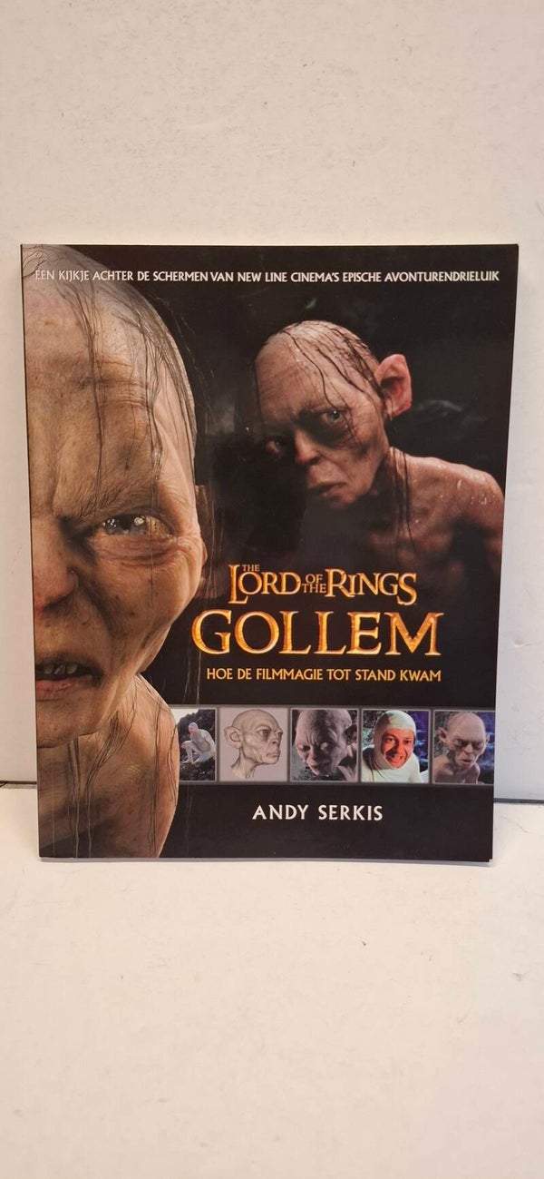 4109 Boek Gollem, lord.of the rings, Andy Serkis