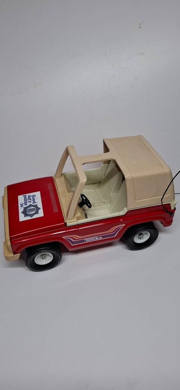2#4146 Tonka Jeep Bronco rood