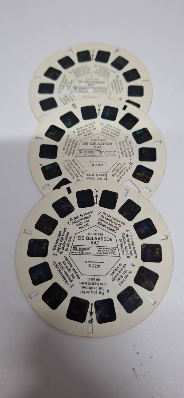 4170 Viewmaster schijven De Gelaarsde Kat