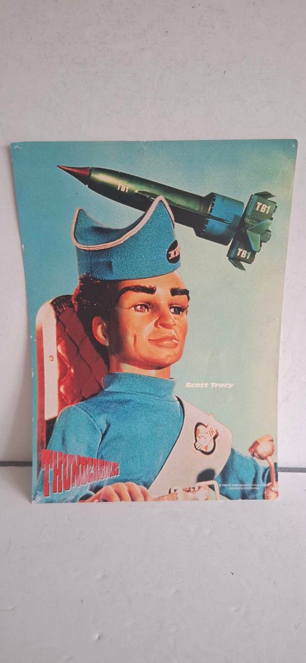 4218 Thunderbirds mini poster Scott Tracy