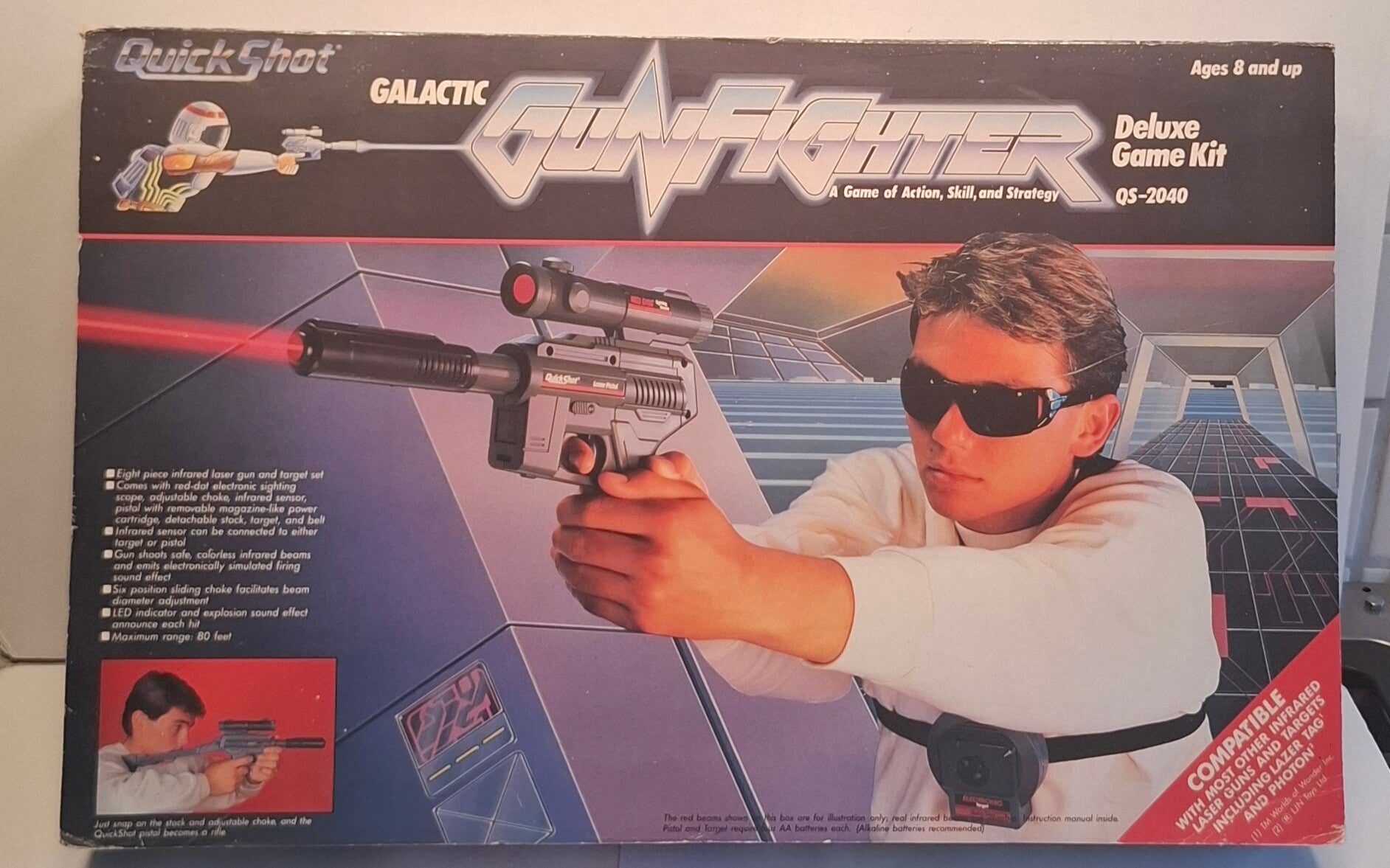 2#4245 galactic gunfighter deluxe game kit, Quickshot