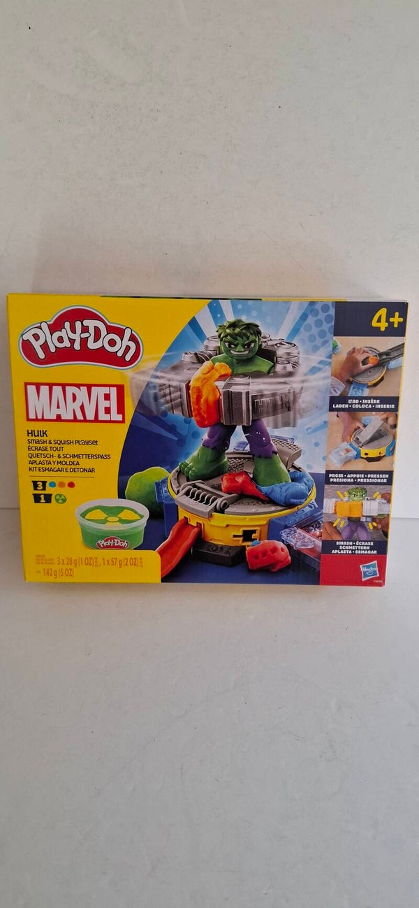 3#DN246 Play-Doh Marvel The Hulk speelset.