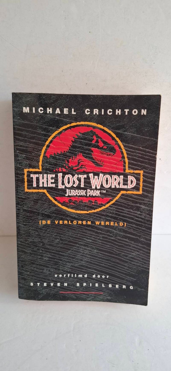 4586 Boek Jurassic Park the lost world, Nederlandstalig