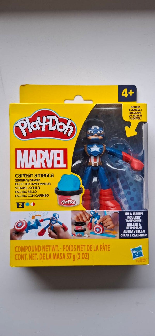 DN282 Play-Doh Marvel Captain America stempelschild speelset