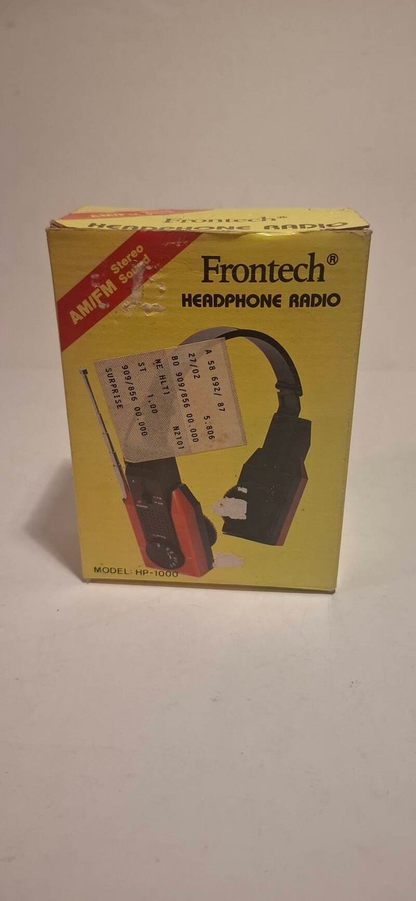 9#4719 Frontech Headphone Radio
