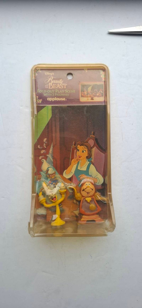 2#4728 Belle en het beest, lumière en Cogsworth
