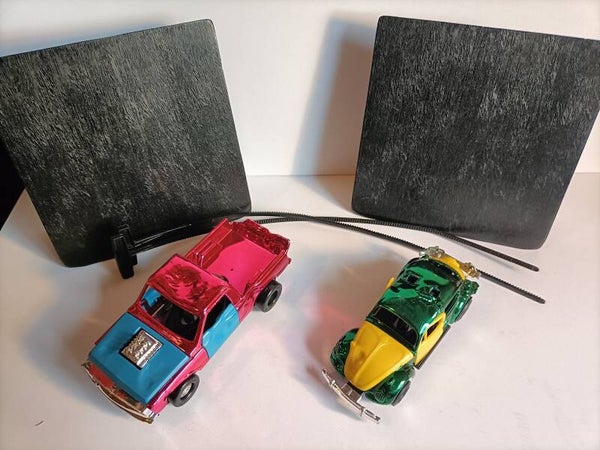 2#1894 Crazy Stuntcars startset ultimate chrome