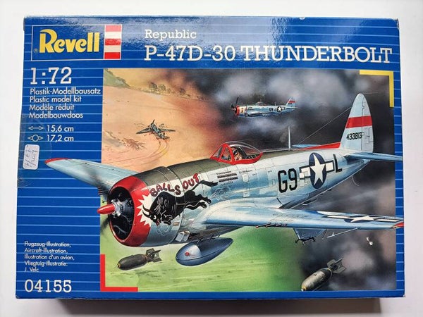 7#2017 modelbouwdoos P-47D-30 Thunderbolt Revell 04155