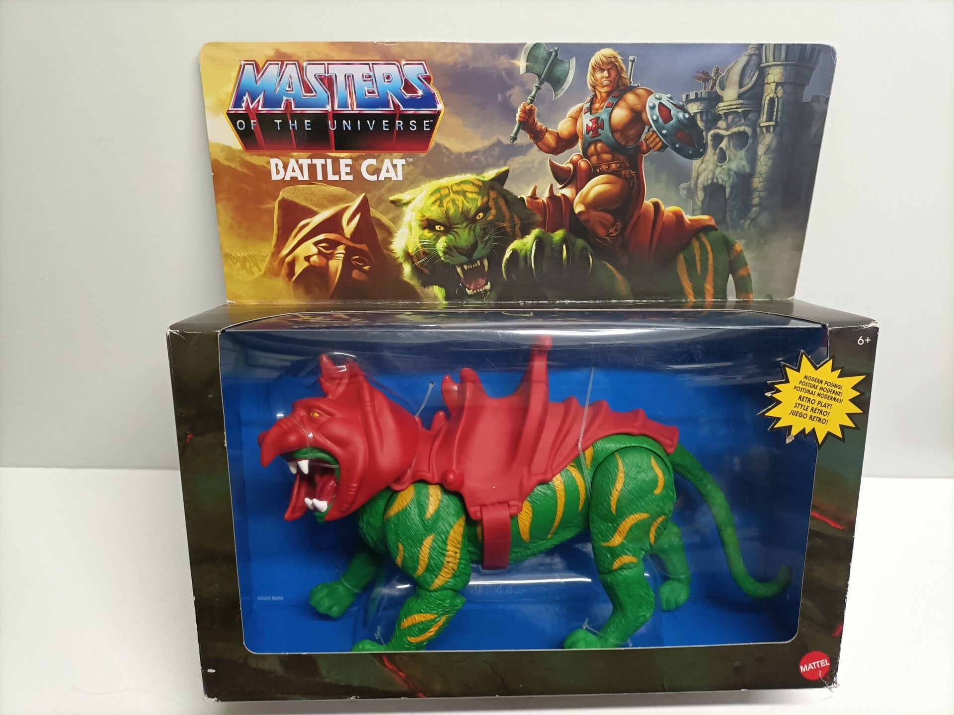 3#Hm01 He-Man Battle Cat – Masters of the Universe | Matte