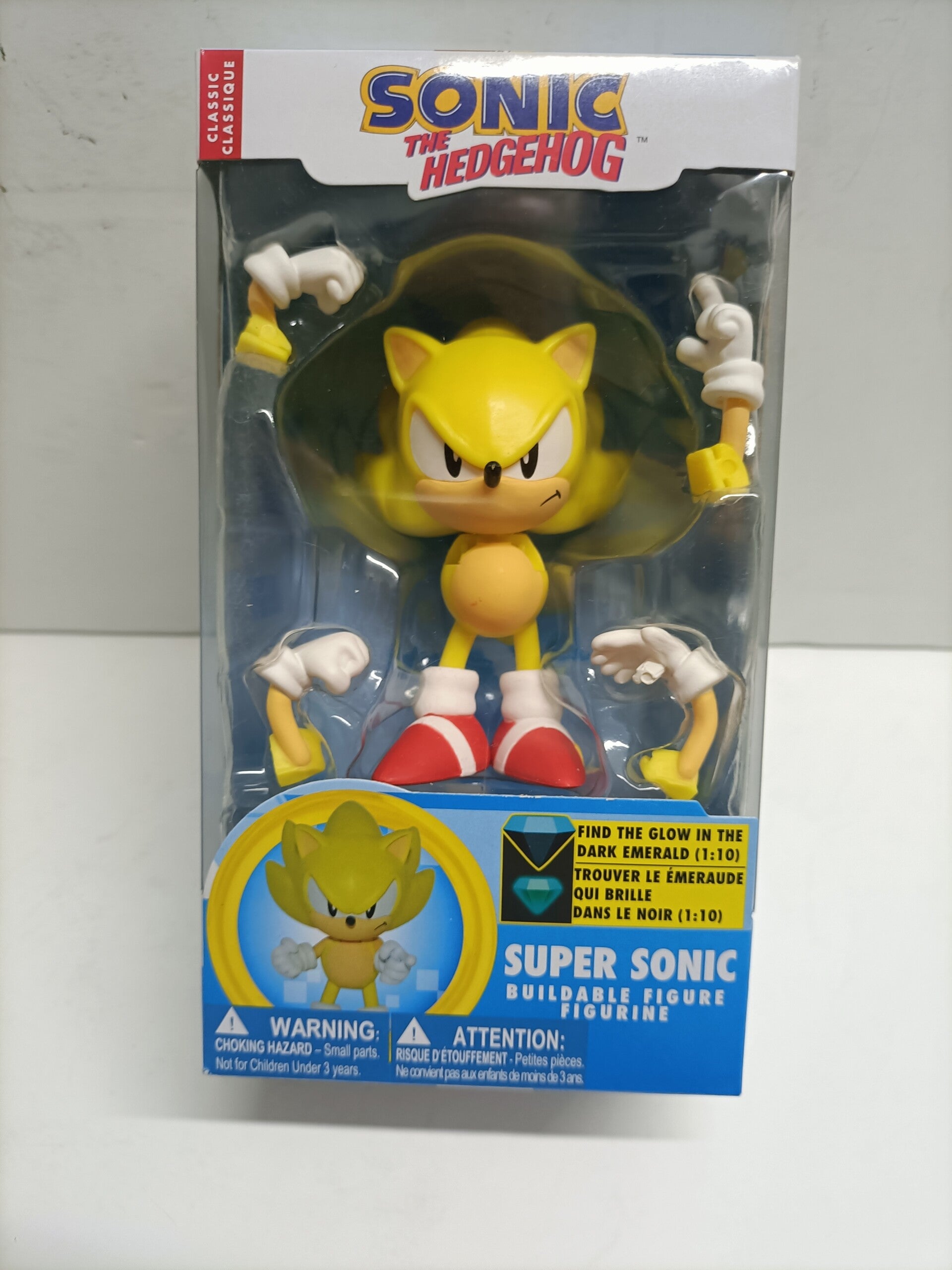 3#S02 Sonic The Hedgehog figuur Super Sonic, Sega