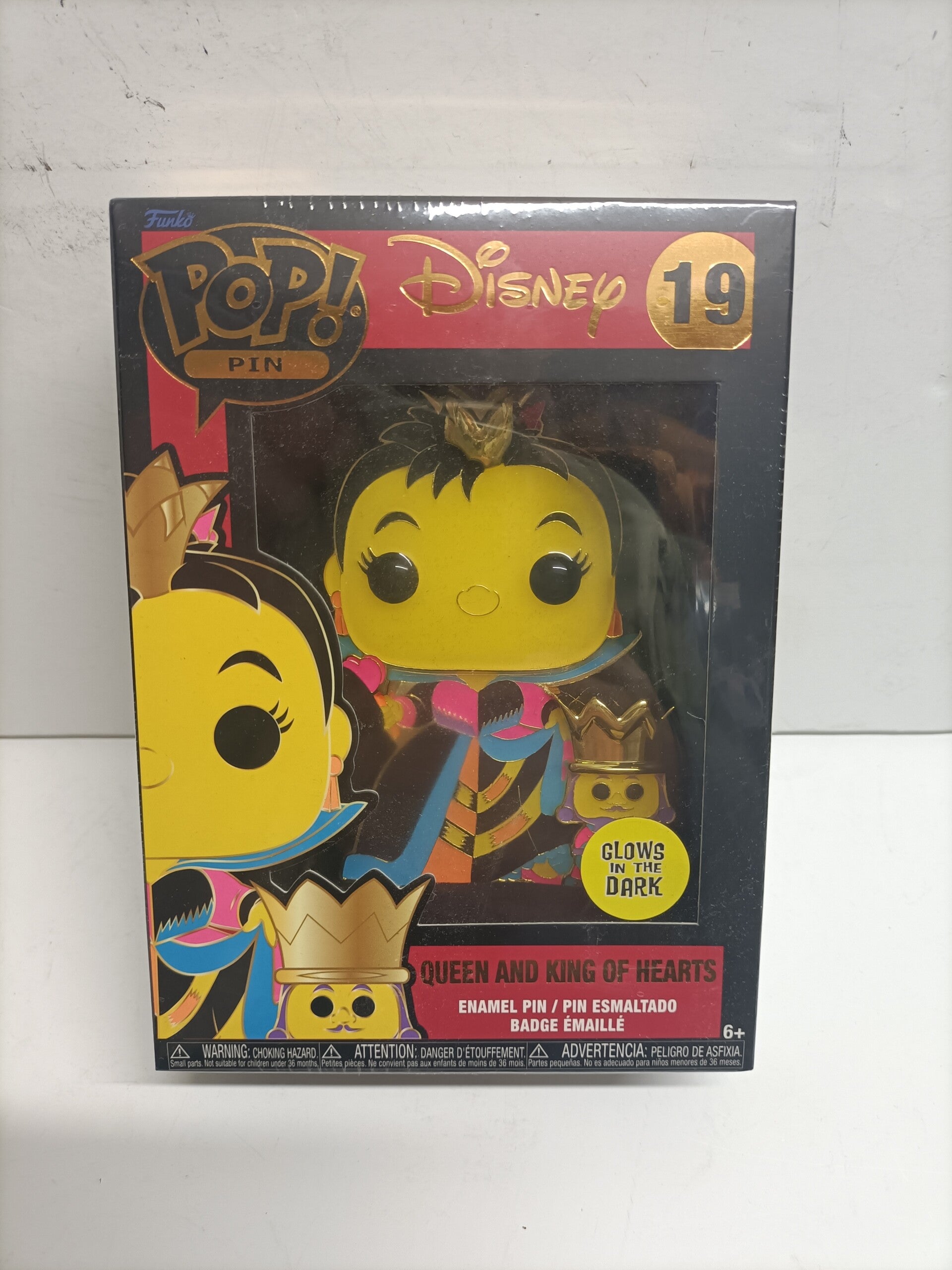 FP33 Funko pin Disney, Queen and King of hearts