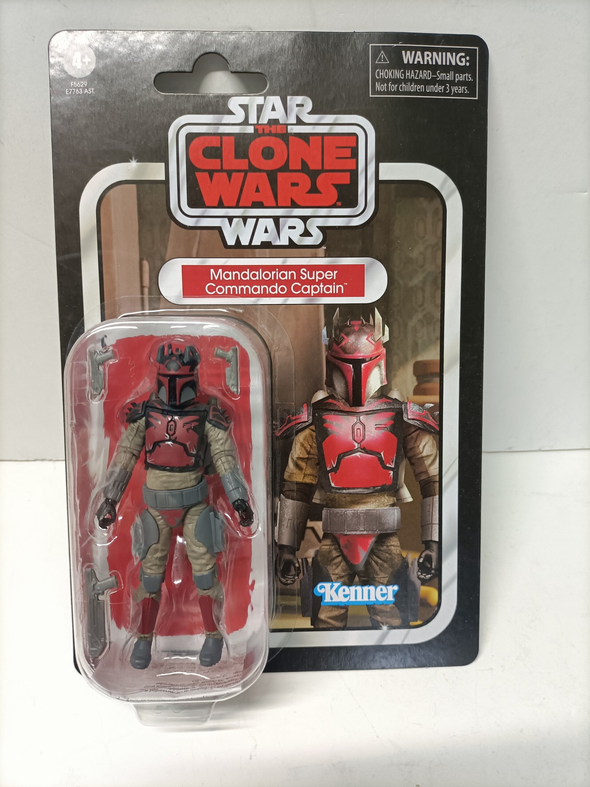 #SW15 Action Figure Star Wars Mandalorian Super Commando Captain, Kenner