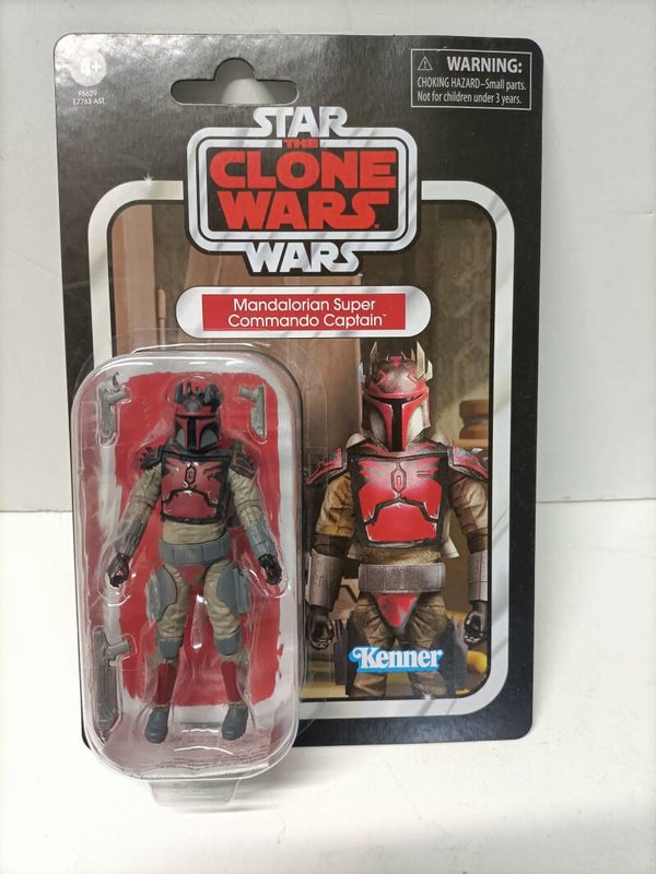 #SW15 Action Figure Star Wars Mandalorian Super Commando Captain, Kenner