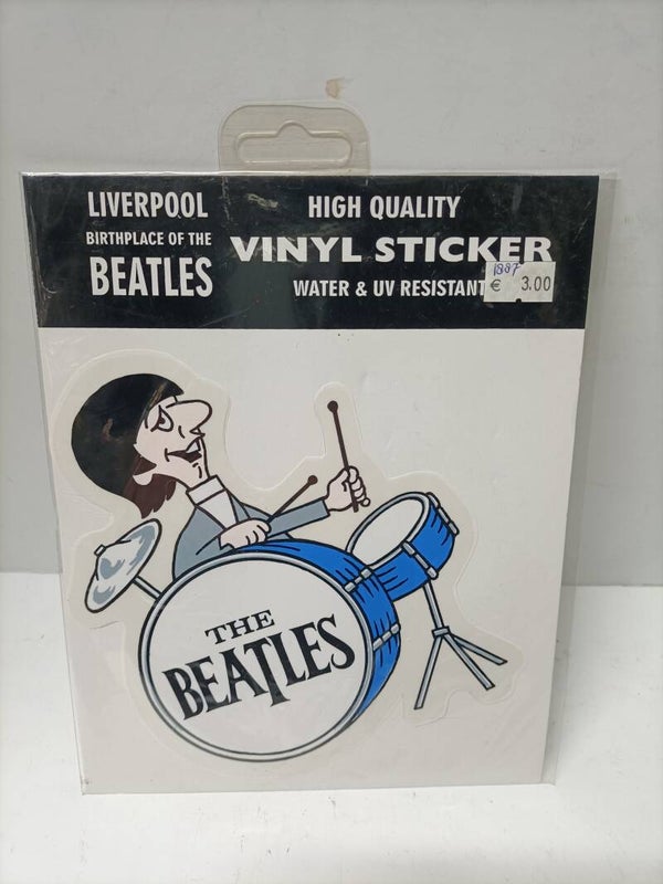 9#1883  Beatles vinyl sticker