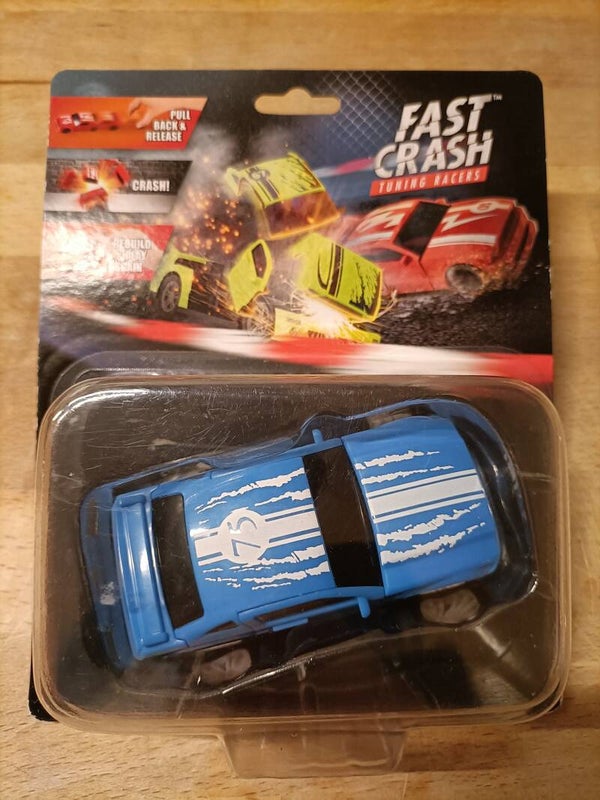 3#DN16 Fast Crash auto blauw