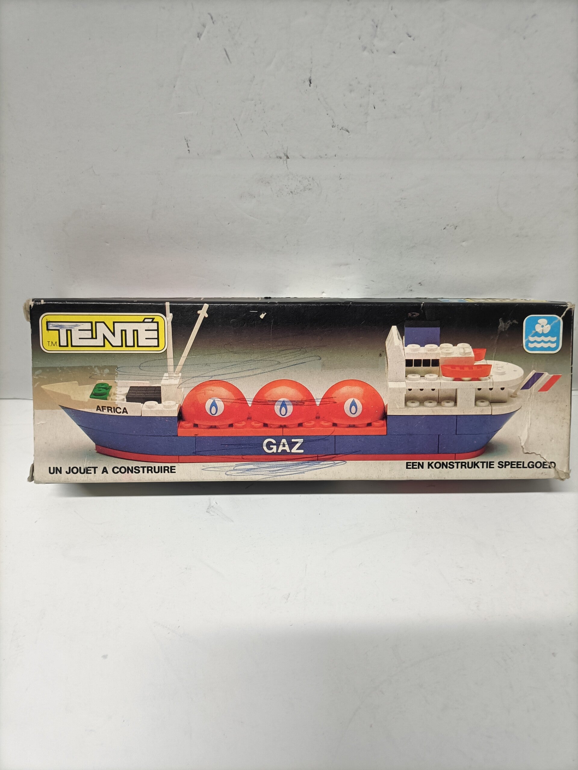 2#2541 constructie speelgoed boot, Tenté