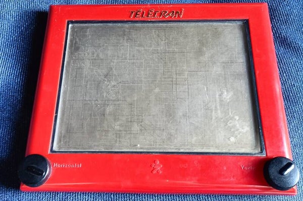 2#2396 Télécran, Franse Etch a Sketch