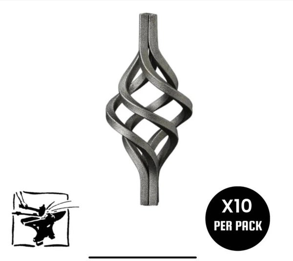 Weld On Iron Basket Component 130X60X12mm (pack of 10)