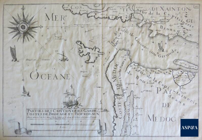 BROUAGE CAPITAINERIE CORDOUAN 1690 DE FER
