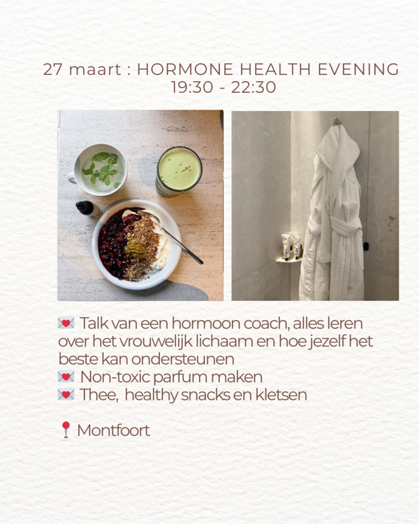 27 maart - HORMONE HEALTH EVENING