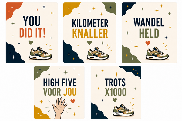 Avond4Daagse stickers | 5 stuks
