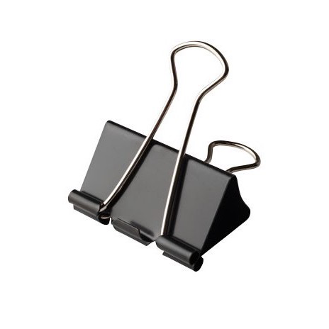 Foldback papierklem | 5 stuks