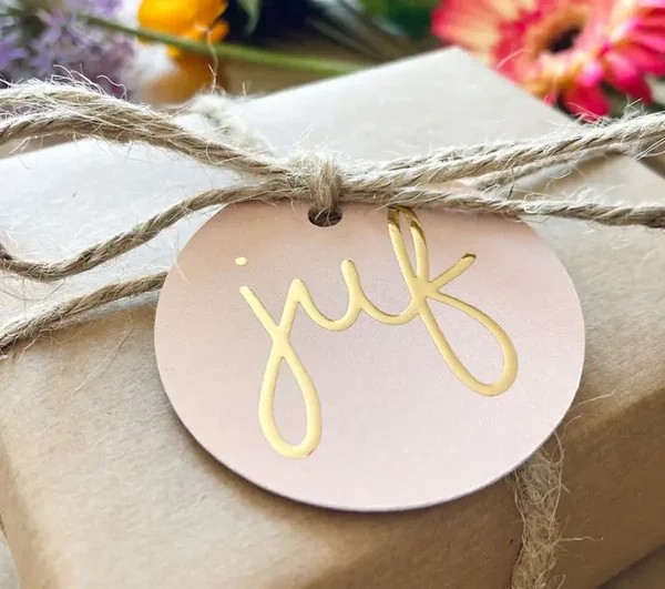 Cadeaulabel | Juf | per stuk