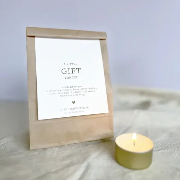 Cadeauzakje | Tea Lights Gift