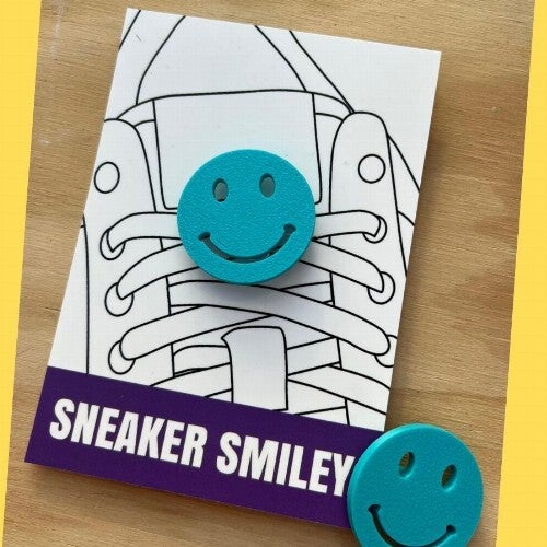 Sneaker Smiley | Groot | Vrolijke dag