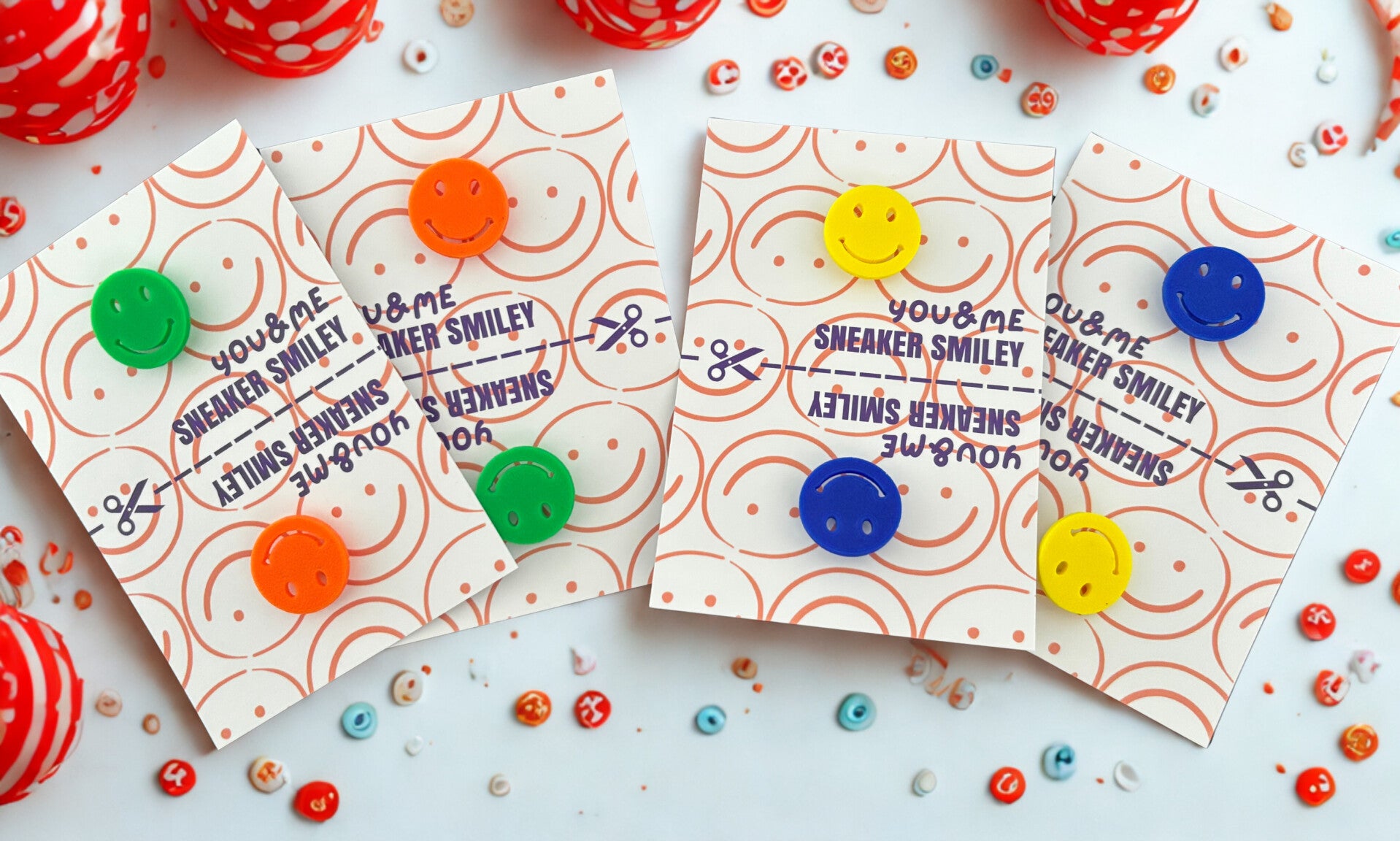 Sneaker Smiley you & me | Klein | Carnaval