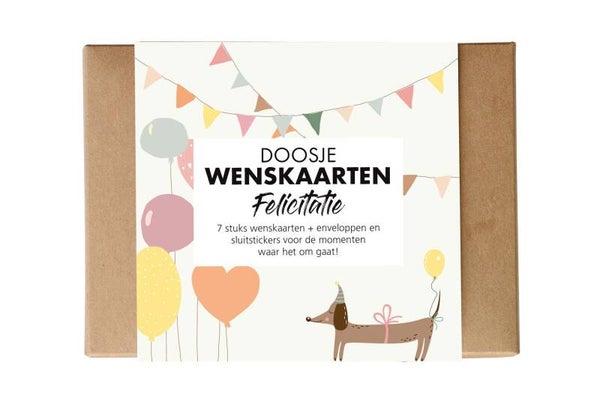 Doosje Felicitaties | Wenskaarten