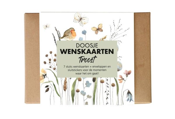 Doosje Troost | Wenskaarten
