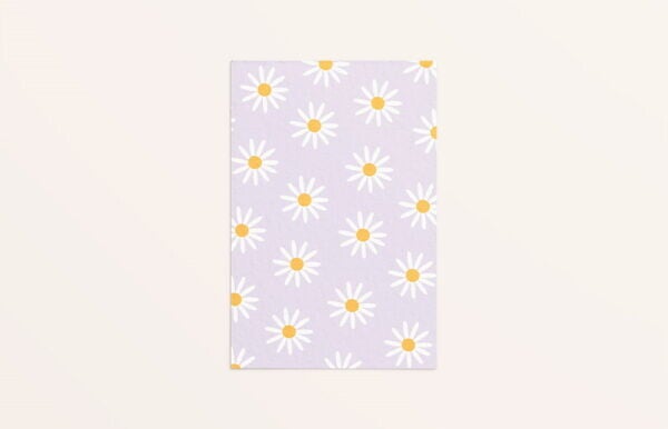 Kaart | Lila bloemen