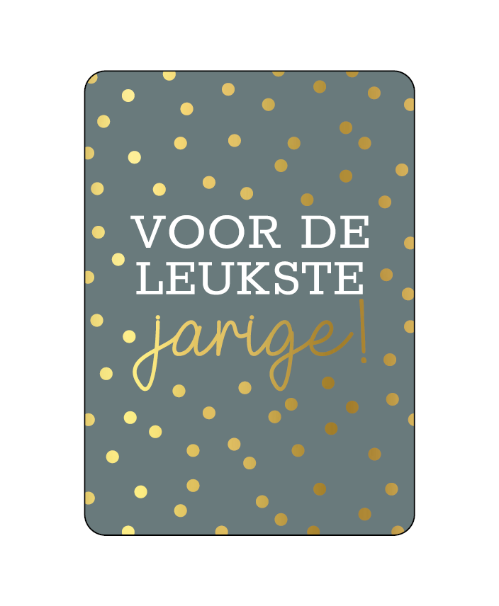Kaart | Voor de leukste jarige