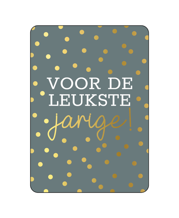 Kaart | Voor de leukste jarige