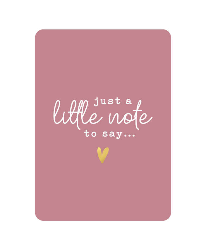 Kaart | Just a little note to say…