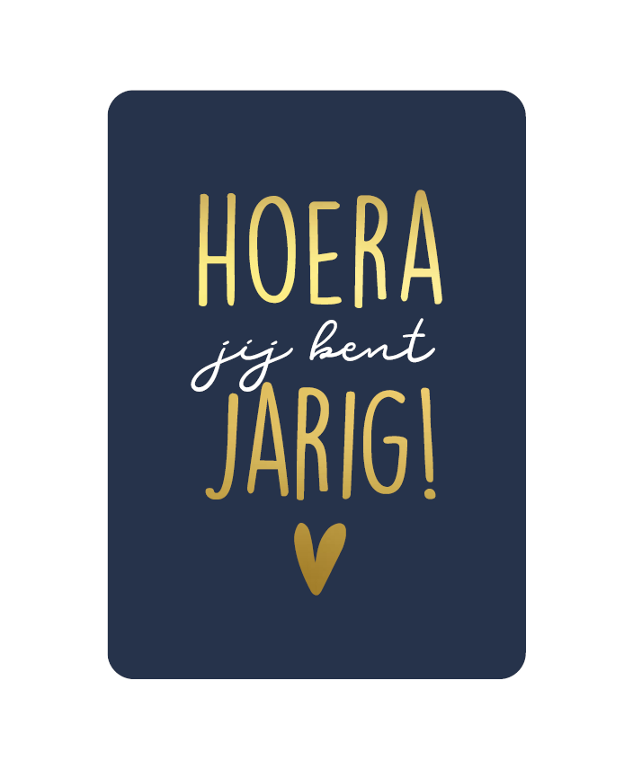 Kaart | Hoera jij bent jarig