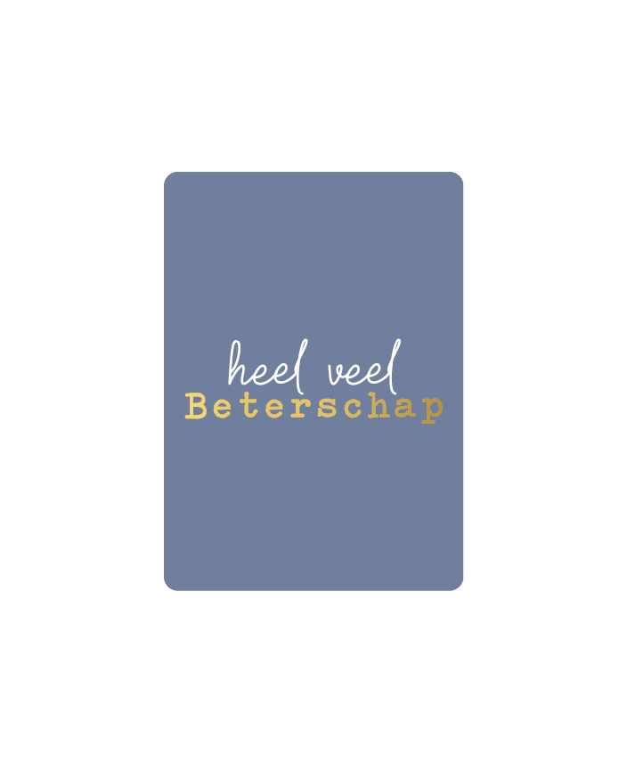 Minikaart | Heel veel beterschap | A7